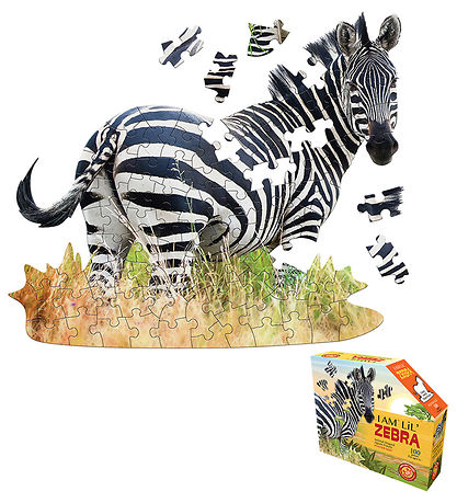 Madd Capp Puzzles Puslespil - 100 Brikker - Zebra