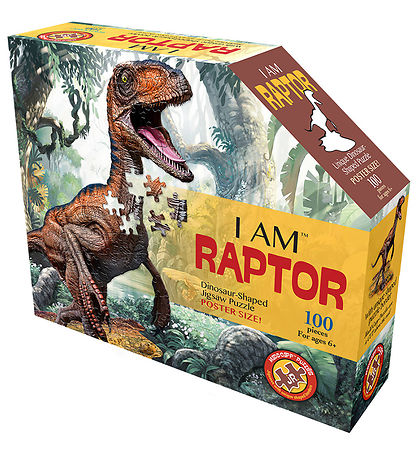 Madd Capp Puzzles Puslespil - 100 Brikker - Raptor