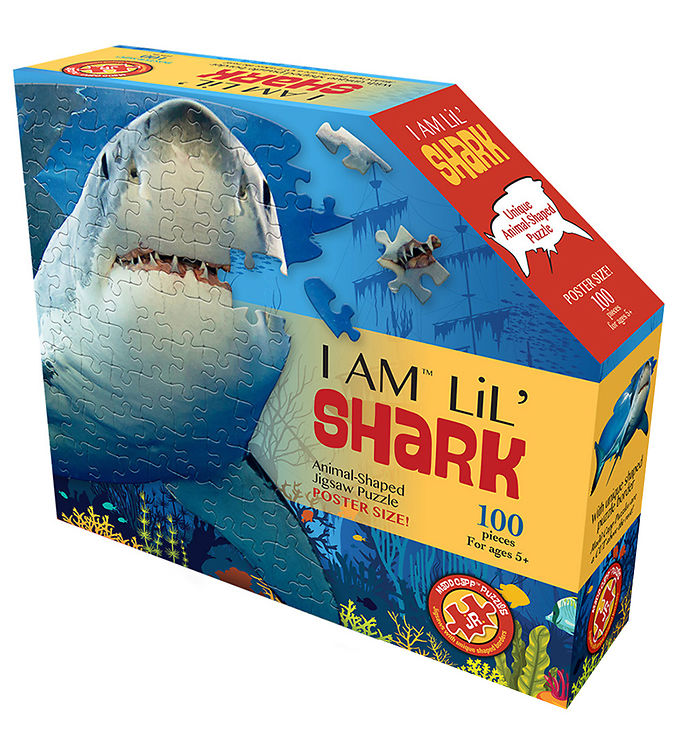 Madd Capp Puzzles Puslespil - I Am Lil' Shark - 100 Brikker