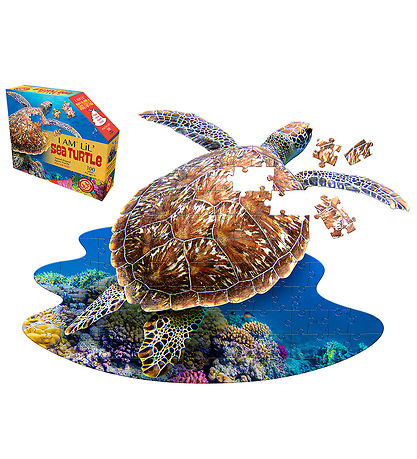 Madd Capp Puzzles Puslespil - 100 Brikker - Havskildpadde