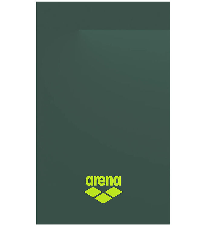 Arena Håndklæde - Microfiber - Dark Sage/Arctic Lime