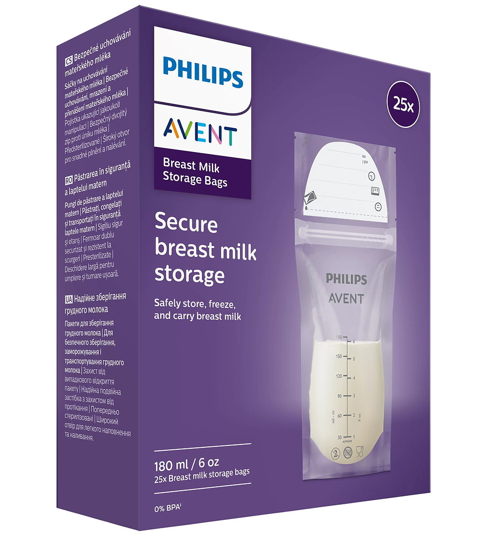 Philips Avent Aufbewahrungsbeutel für Muttermilch - 50 st. - 180 - Philips Avent - One Size - Zubehör