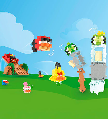 Plus-Plus x Angry Birds - Slingshot Smash - 300 stk.