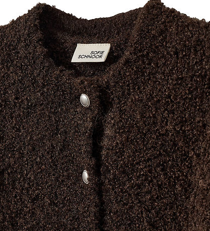 Sofie Schnoor Cardigan - Strikket - KyraKb - Dark Brown