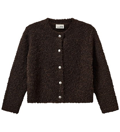 Sofie Schnoor Cardigan - Strikket - KyraKb - Dark Brown