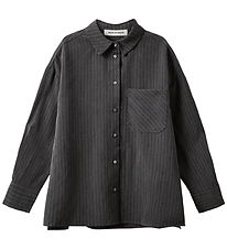 Sofie Schnoor Skjorte - KaliaSy - Dark Grey m. Striber