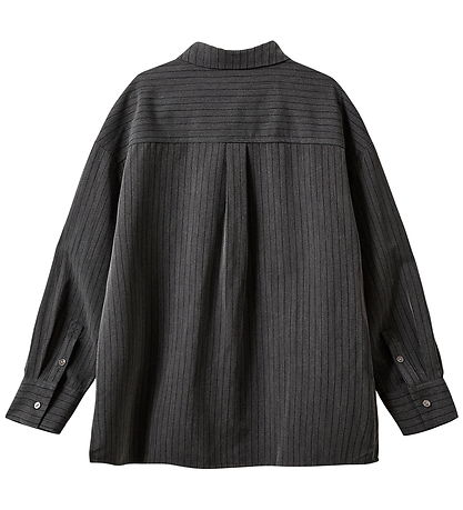 Sofie Schnoor Skjorte - KaliaSy - Dark Grey m. Striber