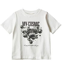 Sofie Schnoor T-shirt - LunaSY - Brilliant White m. Print