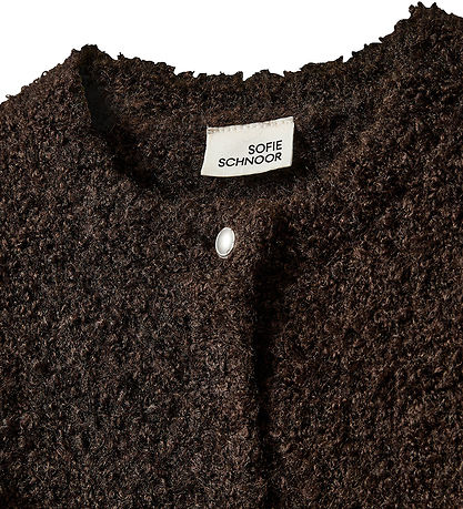 Sofie Schnoor Cardigan - Strik -  KyraSY - Dark Brown