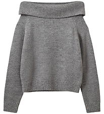 Sofie Schnoor Bluse - Strik - SawaSY - Dark Grey Melange