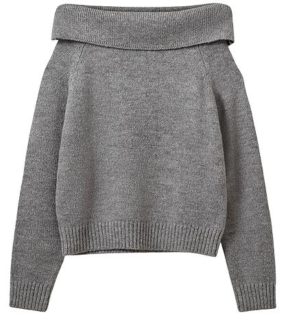 Sofie Schnoor Bluse - Strik - SawaSY - Dark Grey Melange