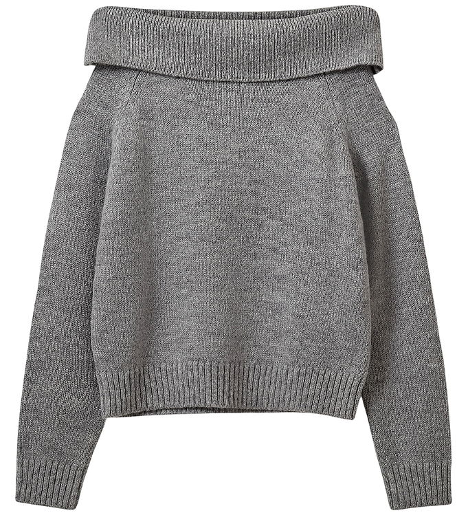Sofie Schnoor Bluse - Strik - SawaSY - Dark Grey Melange