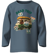 Name It Bluse - NmmVoto - Blue Mirage/Road Trip