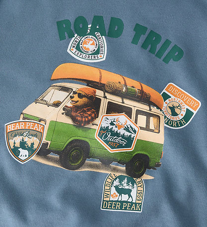 Name It Sweatshirt - NmmVoto - Blue Mirage/Road Trip