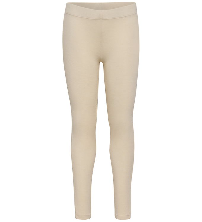 Hummel Leggings - Uld/Viskose - HmlJr - Whitecap Gray