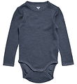 Hummel Body l/æ - Uld - HmlMini Solid - Ombre Blue