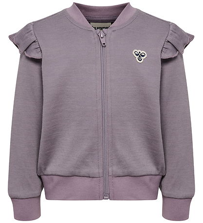 Hummel Cardigan - Uld - HmlMini Bee - Gray Ridge