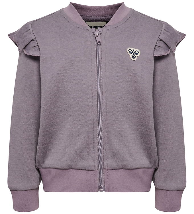 Hummel Cardigan - Uld - HmlMini Bee - Gray Ridge