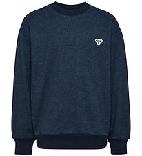 Hummel Sweatshirt - HmlJR - Loose - Dress Blues
