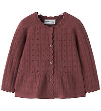 Name It Cardigan - Strik - NbfOxenia - Wild Ginger