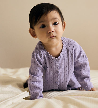 Name It Cardigan - Strik - NbfOxenia - Heirloom Lilac
