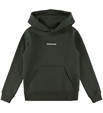 Jack & Jones Hoodie - JcoEcho - Peat