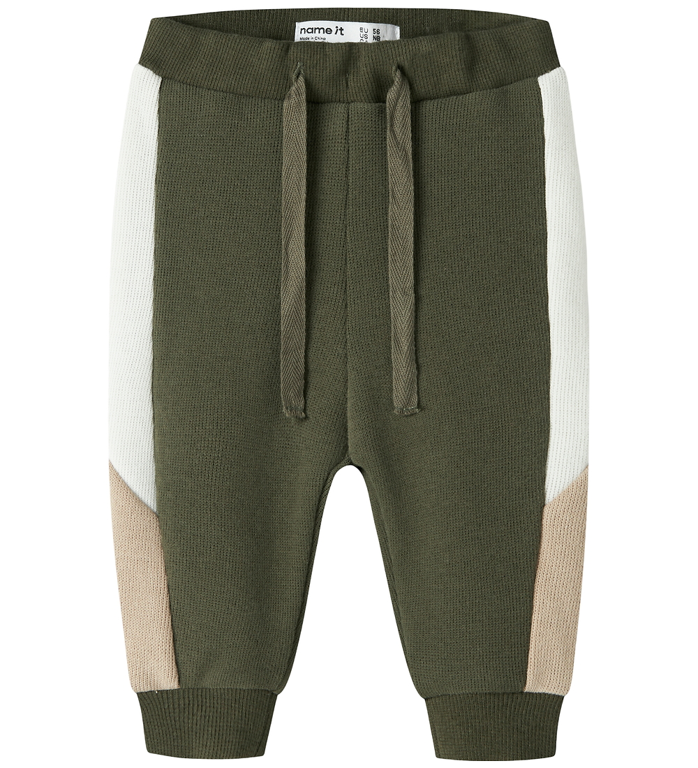 Name It Hosen - NbmOsten - Olive Nacht - Name It - 62 - Hosen - Baumwolle