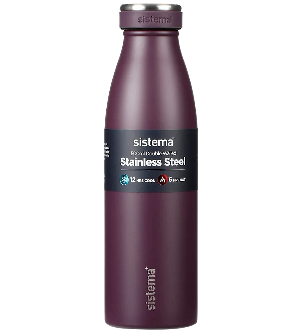 Sistema Thermosflasche - Edelstahl Steel - 500 ml - Royal Teal - Sistema - One Size - Thermosflaschen