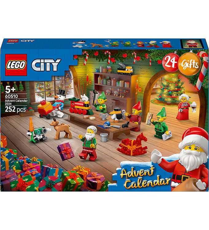LEGO® City Julekalender - Julemandens værksted 6051