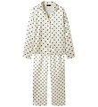 LMTD Pyjamas Sæt - NlfDreamy - Antique White/W. Pirate Black