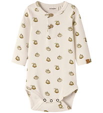 Lil Atelier Body l/æ - NbmGayo - Turtledove/Pumpkin
