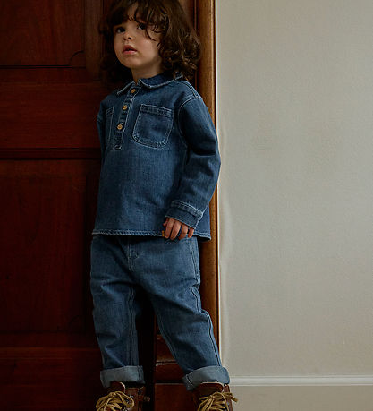 Lil Atelier Jeans - Loose - NmmObello - Dark Blue Denim