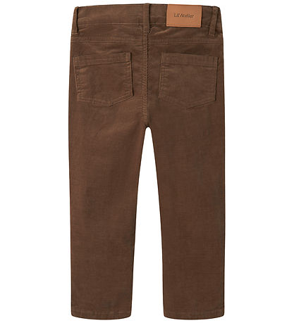 Lil Atelier Bukser - Corduroy - NmmRyansomba - Teak