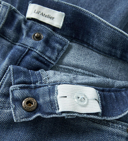 Lil Atelier Jeans - Wide - NmfObello - Dark Blue Denim
