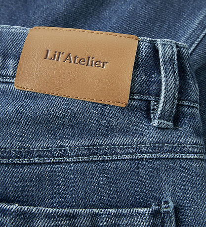 Lil Atelier Jeans - Wide - NmfObello - Dark Blue Denim