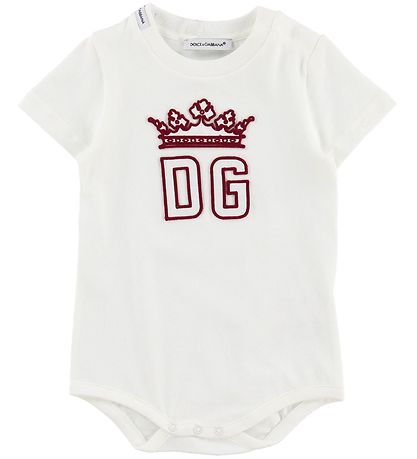 Dolce & Gabbana Body k/æ - Hawaii - Hvid m. Rød Dolce & Gabbana Body k/æ - Hawaii - Hvid m. Rød