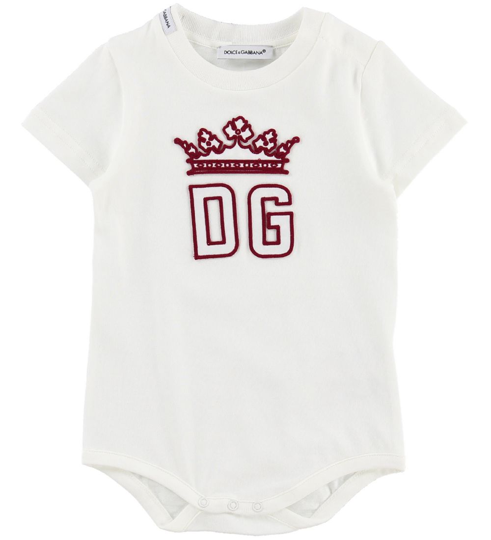 Dolce Gabbana Body mc - Hawaii - Blanc av Rouge - Dolce Gabbana - 6-9 mois - Body MC 56 €