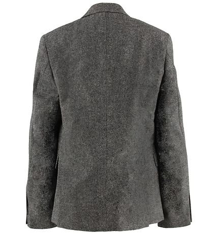 Grunt Blazer - Ull/Polyester stoff - Salt og Pepper Grunt Blazer - Ull/Polyester stoff - Salt og Pepper