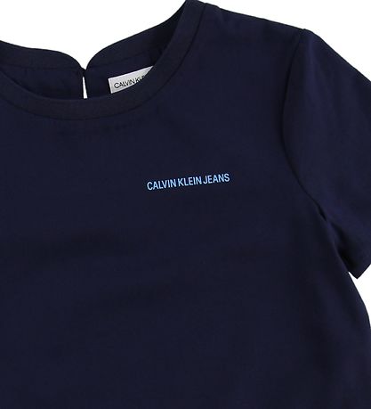 T-Shirt Calvin Klein - Modal/Coton - Marine T-Shirt Calvin Klein - Modal/Coton - Marine