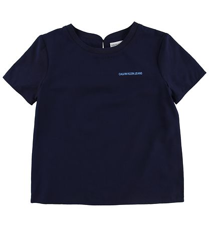 T-Shirt Calvin Klein - Modal/Coton - Marine T-Shirt Calvin Klein - Modal/Coton - Marine