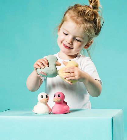 Hevea Rubber Bath Duck - Kawan Mini - Yellow