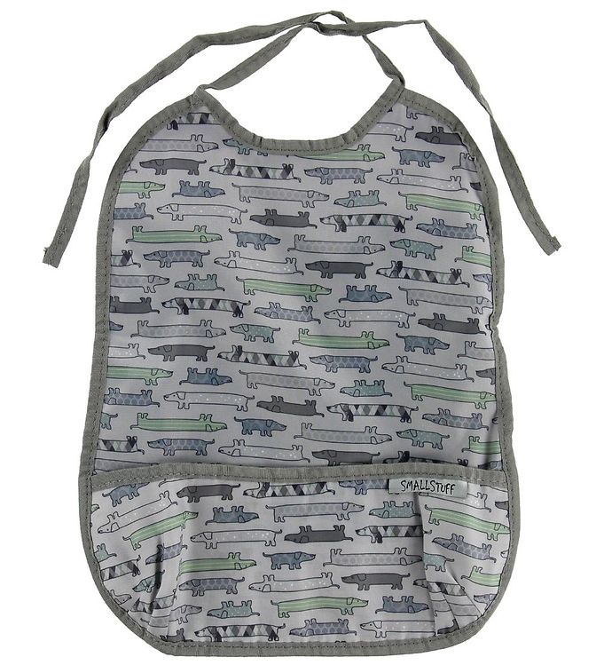 Smallstuff Hagesmæk m. Lomme - Lang - Sausage Dog