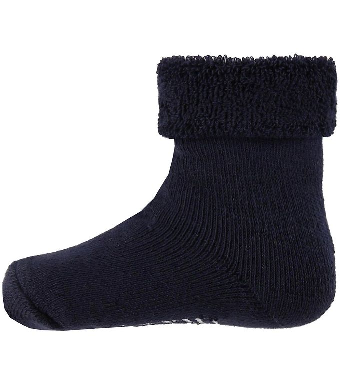 Fuzzies Skridsikre Strømper - Navy