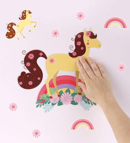 A Little Lovely Company Wallstickers - 35x50 cm - Horse A Little Lovely Company Wallstickers - 35x50 cm - Horse