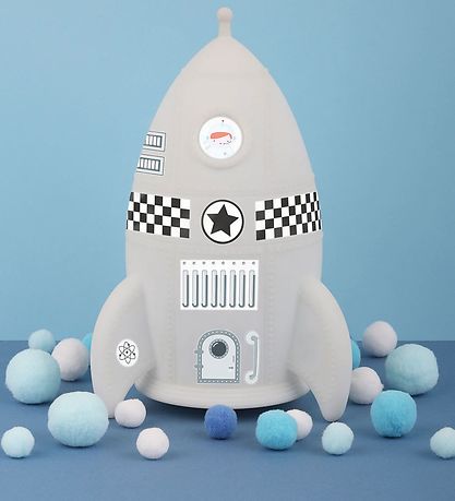 A Little Lovely Company Lampe - 20 cm - Rocket A Little Lovely Company Lampe - 20 cm - Rocket