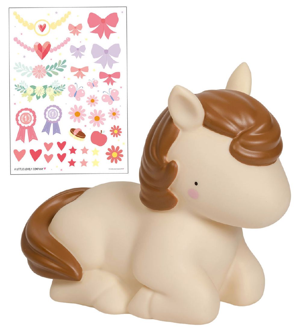 A Little Lovely Company Lampe - 20 cm - Horse - A Little Lovely Company - One Size - Nachtlicht