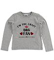 Dolce & Gabbana 블라우스 - 밀레니얼 세대 - 회색 헤더 포함 팬 프린트 Dolce & Gabbana 블라우스 - 밀레니얼 세대 - 회색 헤더 포함 팬 프린트