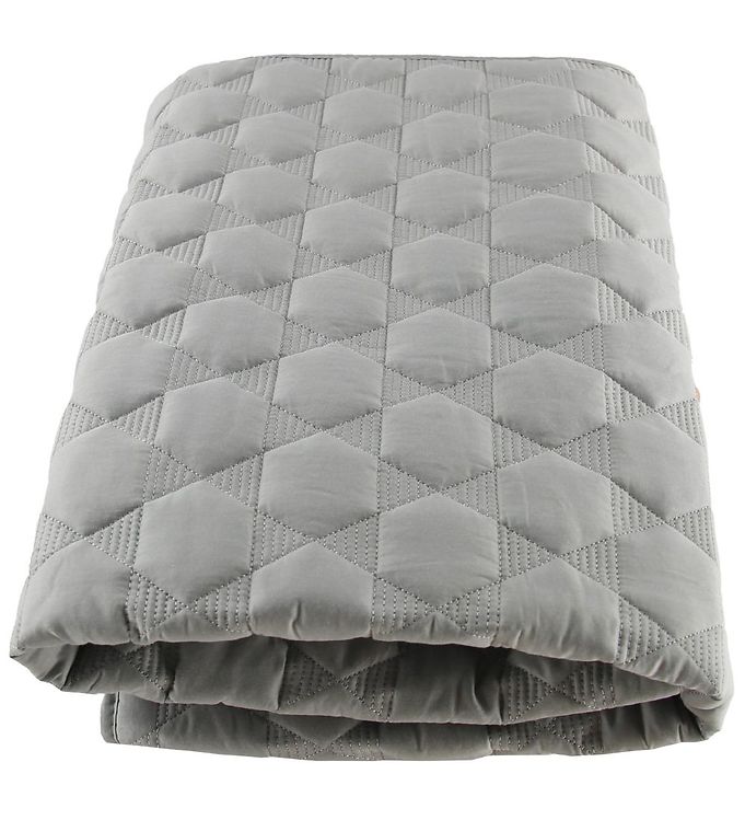 Smallstuff Legetæppe - 100x100 - Quilted - Lysegrå