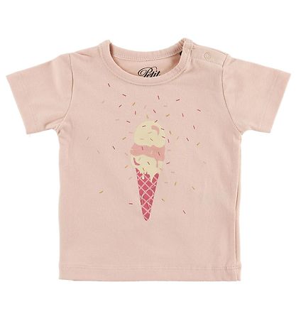 Petit By Sofie Schnoor T-skjorte - Penelope - Rosa m. Is Petit By Sofie Schnoor T-skjorte - Penelope - Rosa m. Is