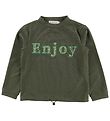 Hound Bluse - Army m. Glimmersten/Print Hound Bluse - Army m. Glimmersten/Print